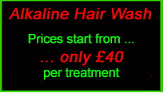 alkalkaline hair wash