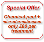 Chemical peels + microdermabrasion special offer